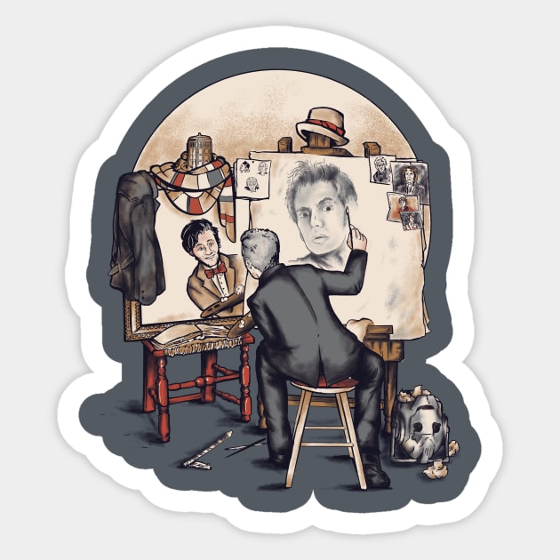 Regenerated Rockwell Sticker by CreativeOutpouring